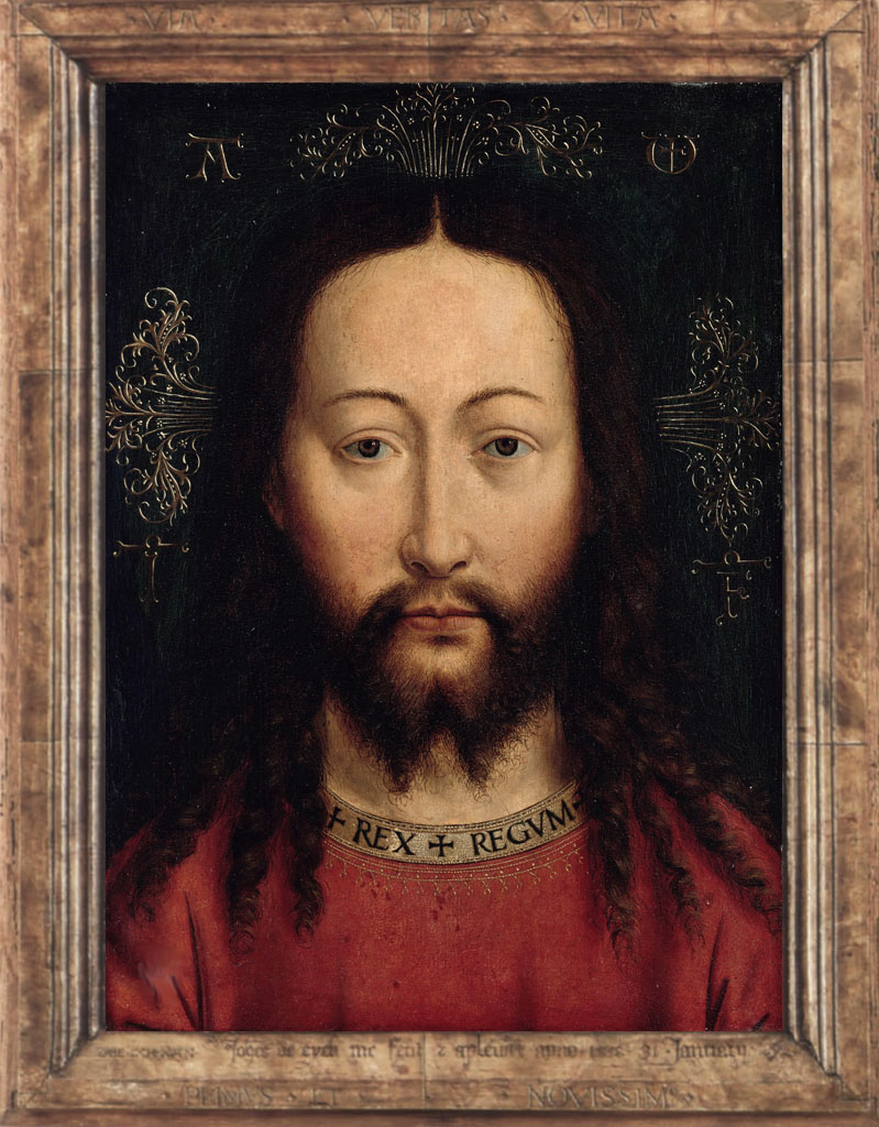 <Копия с картины Яна ван Эйка. Голова Христа
