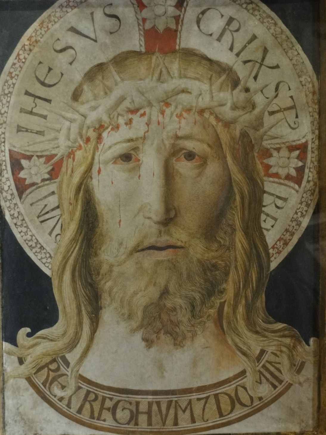 <Копия с картины Анджелико. Голова Христа