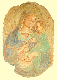 Фреска Мадонна с Младенцем