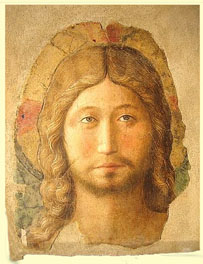 Фрагмент фрески с Ликом Христа
